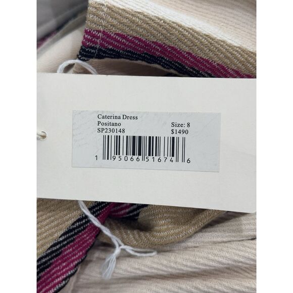 NWT Ulla Johnson Caterina Maxi Dress Positano Linen Cut Out Open Back Size 8 - Picture 10 of 15